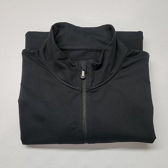 Lands' End Black Full Zip Lightweight Jacket Women's Size XL Activewear EUC - Picture 14 of 15